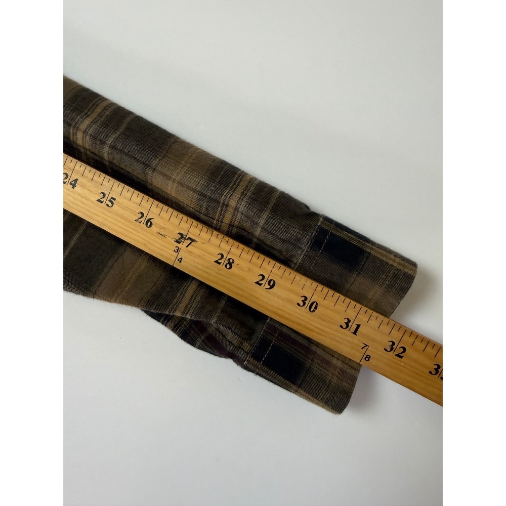 Kuhl Mens ‎ Plaid Button Down Shirt Brown Long Sleeve Size XL Hiking Outdoor - Picture 9 of 12